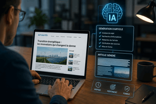 creation article de presse numerique IA
