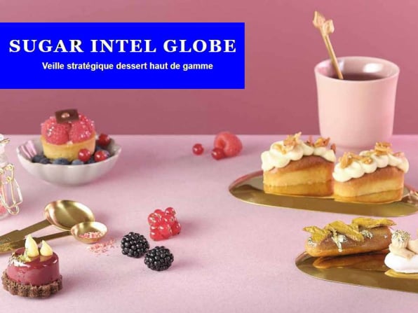 Lettre de la patisserie haut de gamma